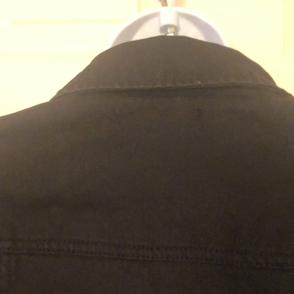 Puff Sleeve Black Denim Jean Jacket Forever 21 - Picture 15 of 16